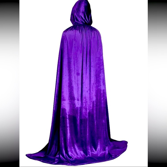 Cloak Robe With Hood Costume
Color: Blue Gold Velvet Hooded - Picture 1 of 5